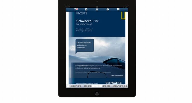 App, Schwacke ebook, 2013, Nutzfahrzeuge