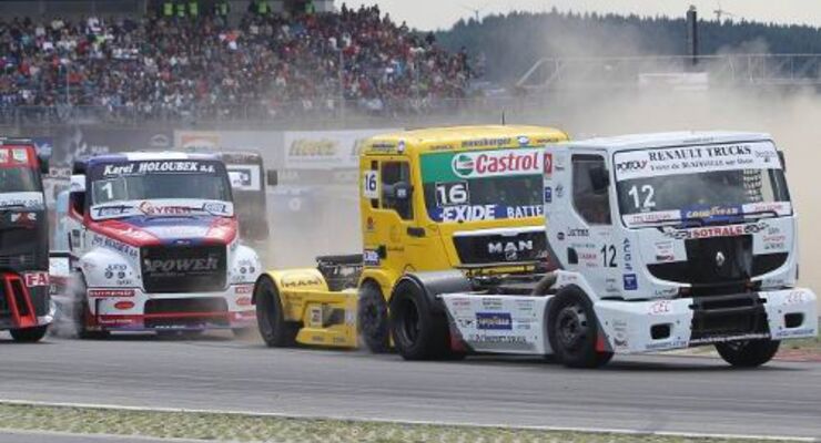 Aufwärmrunde für den Truck Grand Prix