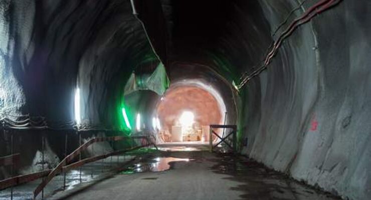 Durchschlag im Gotthard-Basistunnel