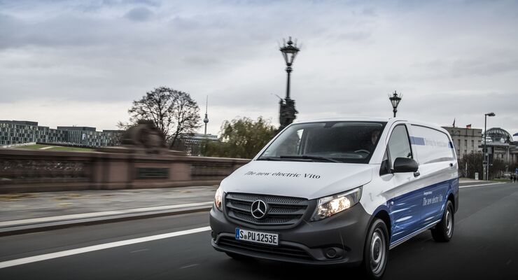 Elektrische Transporter von Mercedes-Benz Vans: eVito ab sofort bestellbar; Ã–kosystem fÃ¼r die Elektrifizierung gewerblicher Flotten