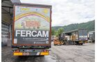 Fercam Trucks mit Kinderzeichnungen