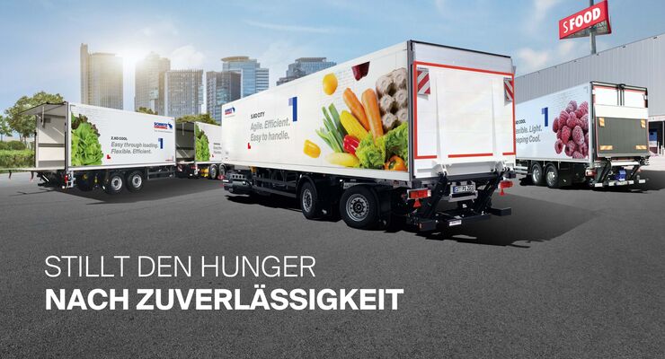 Lebensmittel-Transporte mit Kühl-Trailern von Schmitz Cargobull