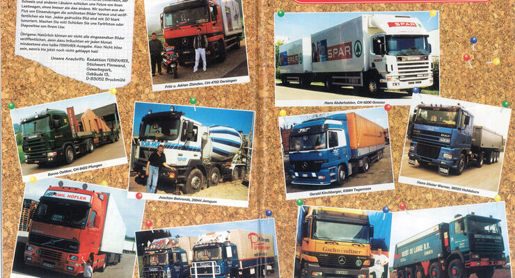 Leser und ihre Trucks, Pinnwand, Fernfahrer, 1, 2000
