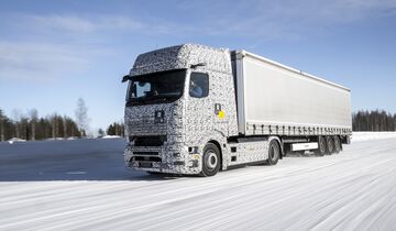 Mercedes eActros Wintererprobung 2023