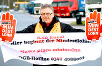 Mindestlohn, DGB