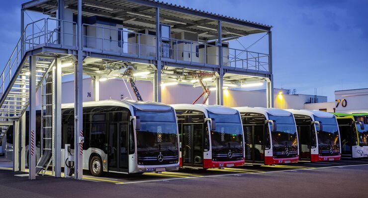Nächster Schritt für die e-Mobilität von Daimler BusesThe next step for e-mobility at Daimler Buses