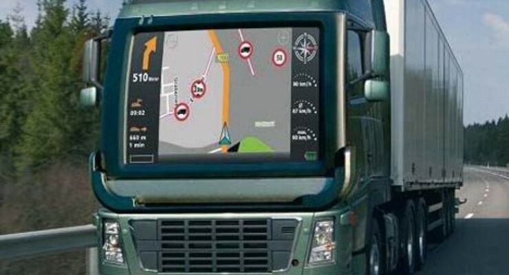 Navigationssystem für den Lkw-Einsatz 
