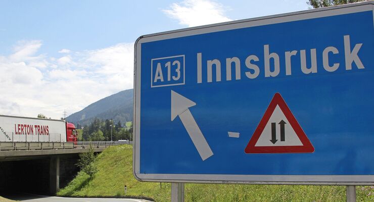 Richtung Brenner in Tirol
