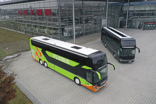 Setra DD Vergleich Flixbus Fernlinie Reisebus Doppeldecker Daimler 2020