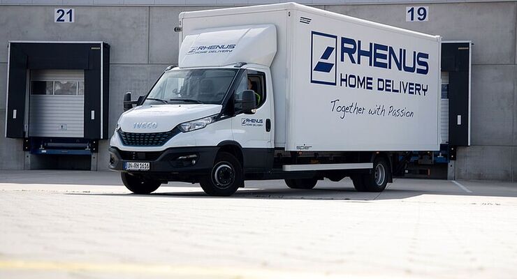 Transporter von Rhenus Home Delivery