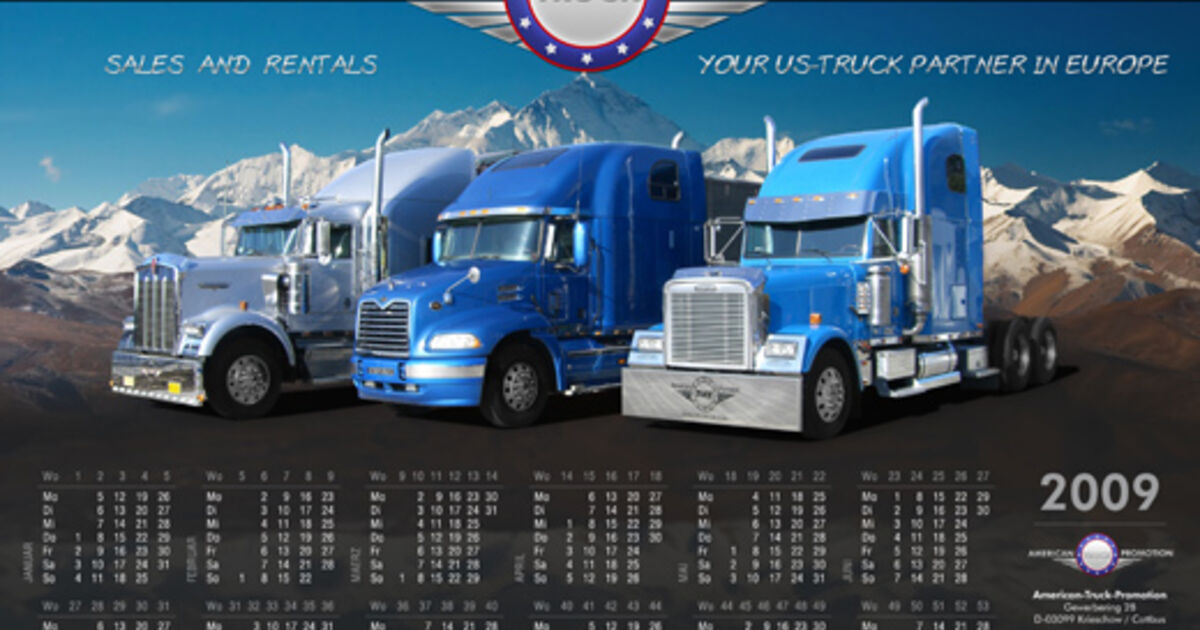 Fahrzeuge: US Truck Kalender - eurotransport